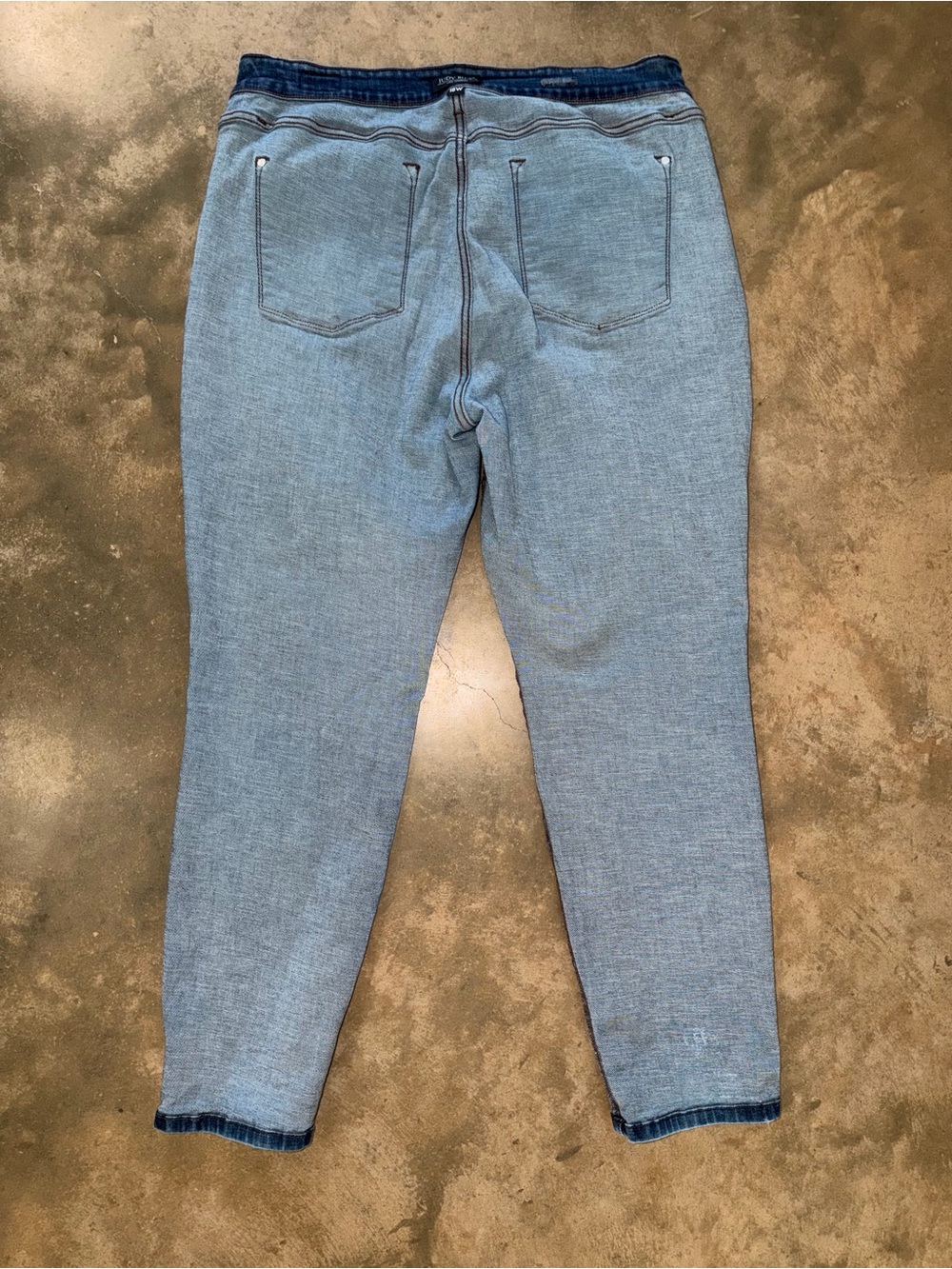 Judy Blue Slim Fit Jeans 18W Medium Wash Stretch Plus Size - Picture 11 of 13